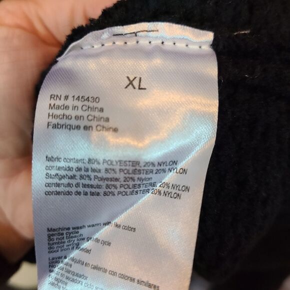 Love Lili Black Knit Hoodie Size XL - Picture 4 of 6